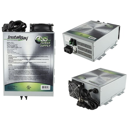 Install Bay 35 Amp Power Supply With 4 Stage Smart Charger IBPS35